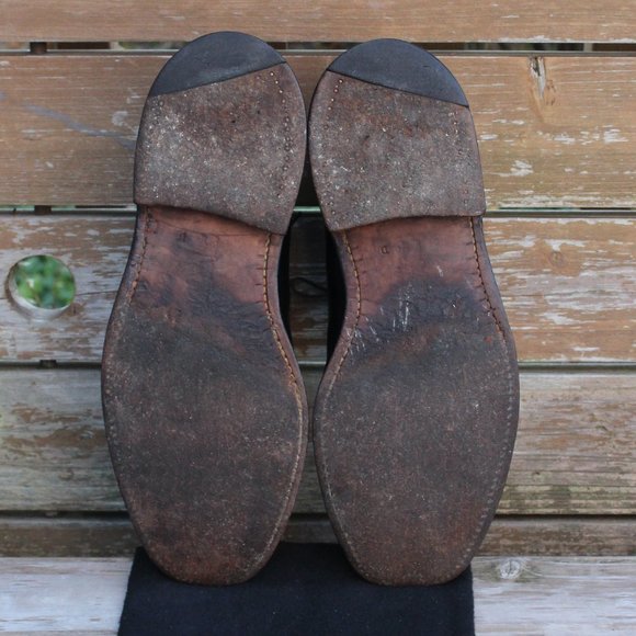 VTG 80s Church's "Shannon" Black Polished Derby, Size 10.5 US, Made in England - Picture 10 of 12